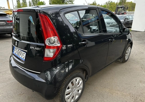 Suzuki Splash cena 12900 przebieg: 124824, rok produkcji 2009 z Radziejów małe 301